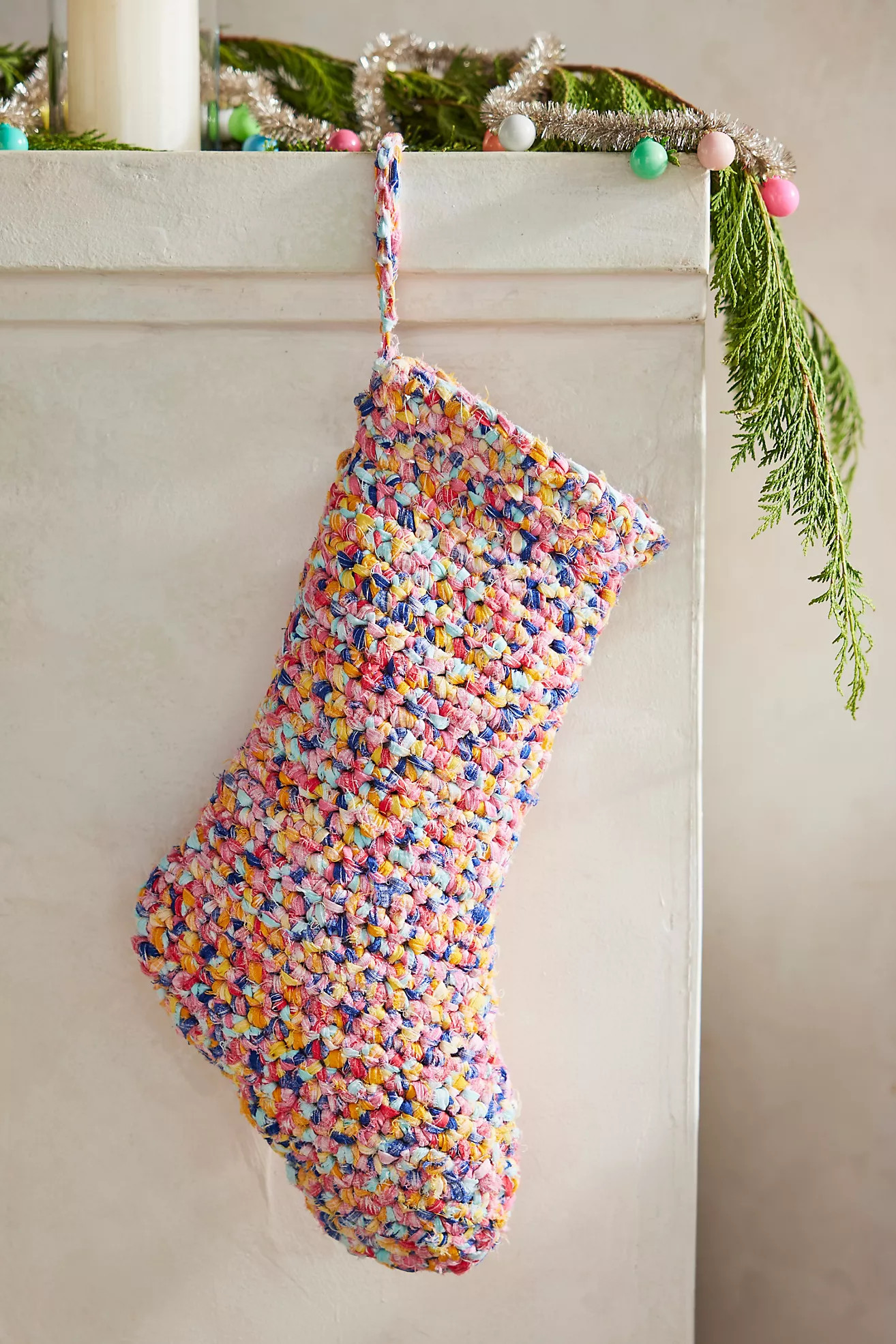 Rag Rug Stocking | Anthropologie (US)