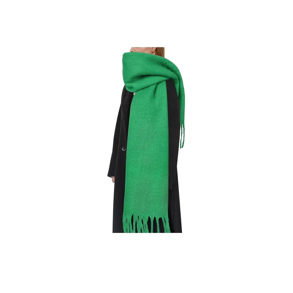 Womens Scarf Winter Big Colorful Checked Thick Warm Soft Scarves Casual Tassel Blanket Scarf | Amazon (US)