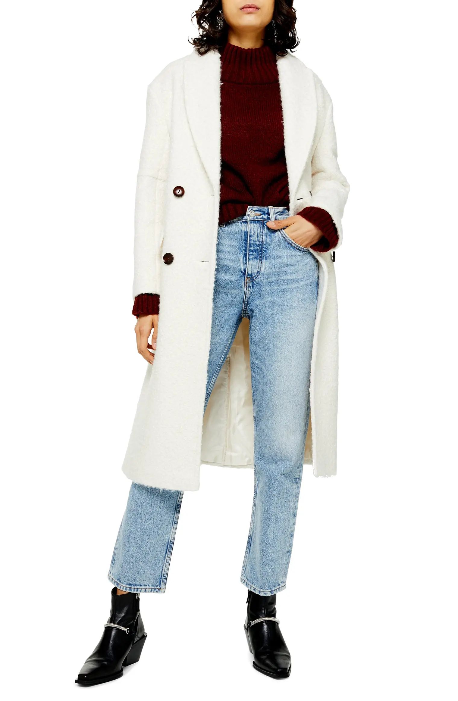 Kim Bouclé Coat | Nordstrom