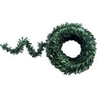 Mini Garland - Pine Garland, Miniature Garland, Wired Ribbon Cord Artifial Vine | Etsy (US)