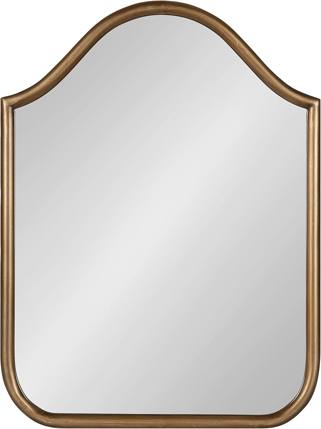 Kate and Laurel Fellows Traditional Scalloped Arched Wall Mirror, 18 x 24, Gold, Decorative Vinta... | Amazon (US)