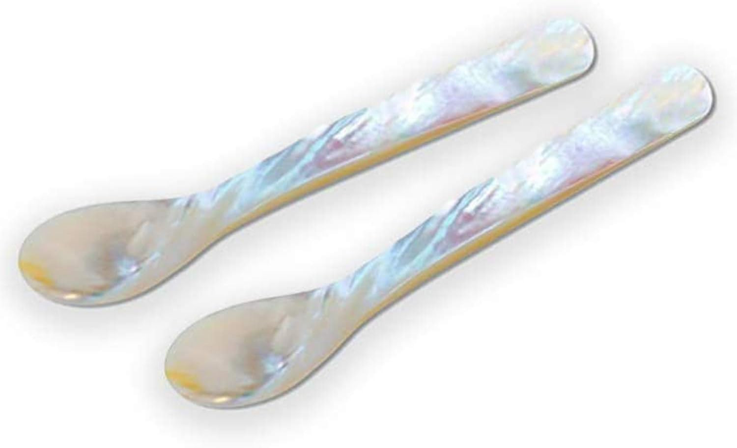 Mother of Pearl Caviar Spoon 3" Small - Set of 2 (2 pcs.) | Amazon (US)
