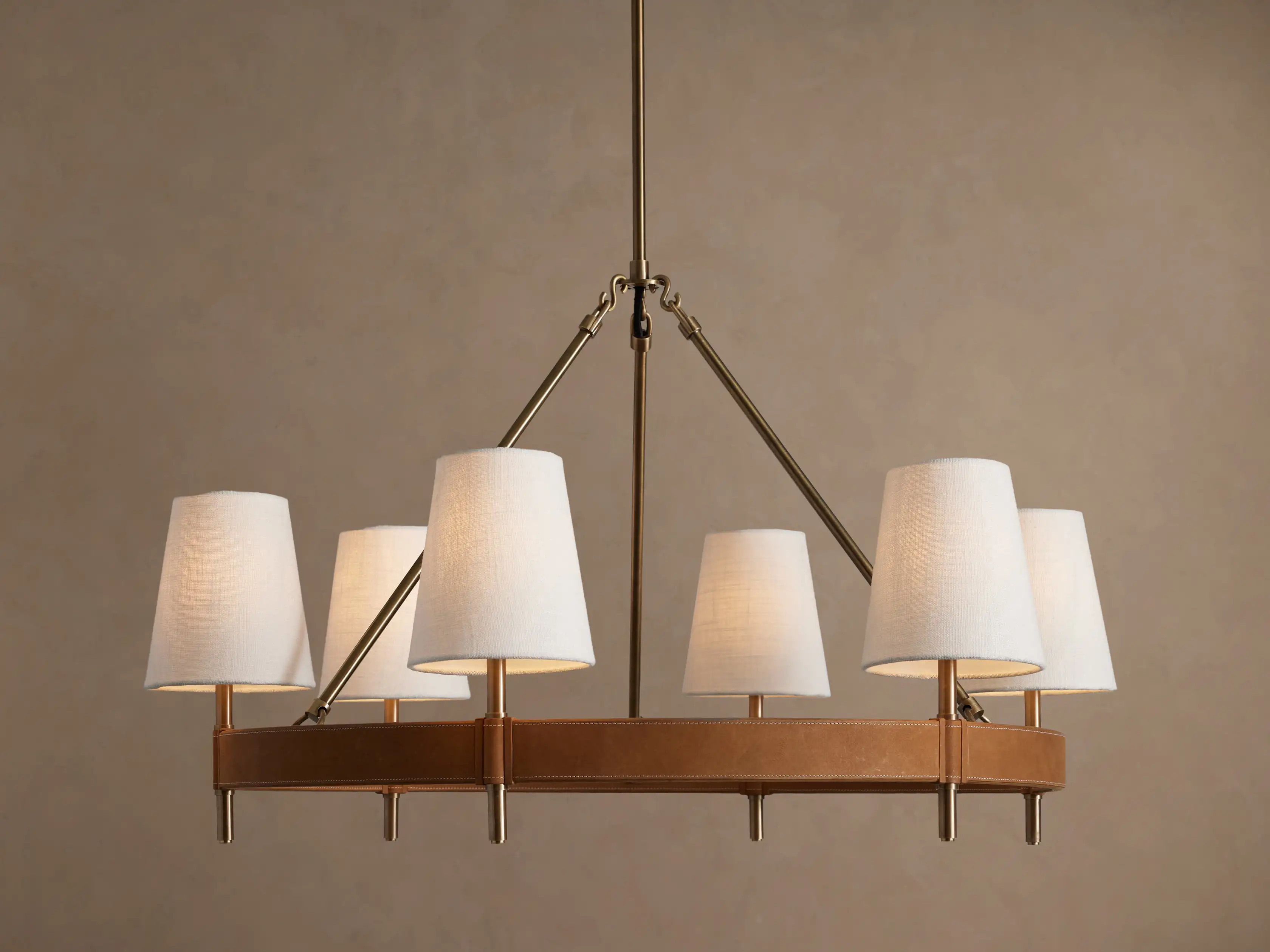 Hastings 6 Light Round Chandelier | Arhaus