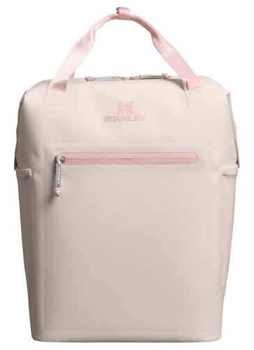 Stanley All Day Madeleine Mini Backpack Soft Cooler 14 Quarts | 20 Can Cooler with Handle and Shoulder Straps | Stays Cold for Hours | Insulated Travel Bag with Zipper | BPA-Free | Rose Quartz | Amazon (US)
