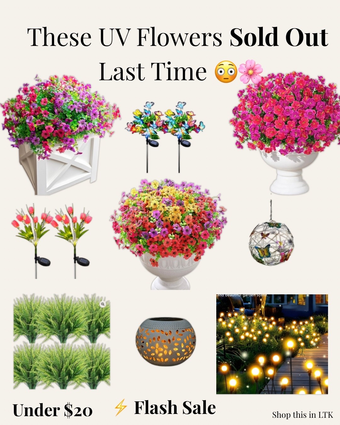 Outdoor refresh made EASY 🌸✨
These UV-resistant florals + solar lights are perfect for Mother’s Day gifting or sprucing up your patio! Everything is affordable + low maintenance 🙌

#ltkhome #ltkseasonal #ltkfinds #walmartfinds #walmartaffiliate 

#LTKHome #LTKSeasonal #LTKSaleAlert