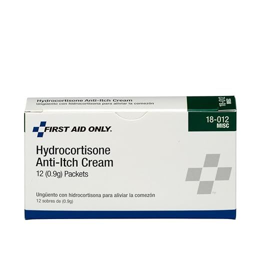 First Aid Only 18-012 Hydrocortisone Cream Packets, 12 Count | Amazon (US)