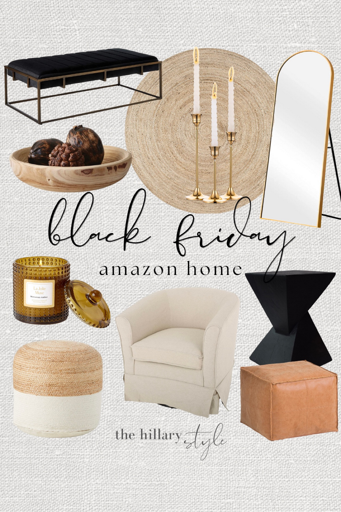 Amazon Black Friday Home Decor and Furniture!

Coffee table. Chair. Rug. Bowl. Decor. Candle. Pouf. Accent table. Mirror. Candle holders. Amazon home. Amazon sale. Amazon deals. Black Friday. Cyber Monday. #founditonamazon 

#LTKGiftGuide #LTKsalealert #LTKCyberweek