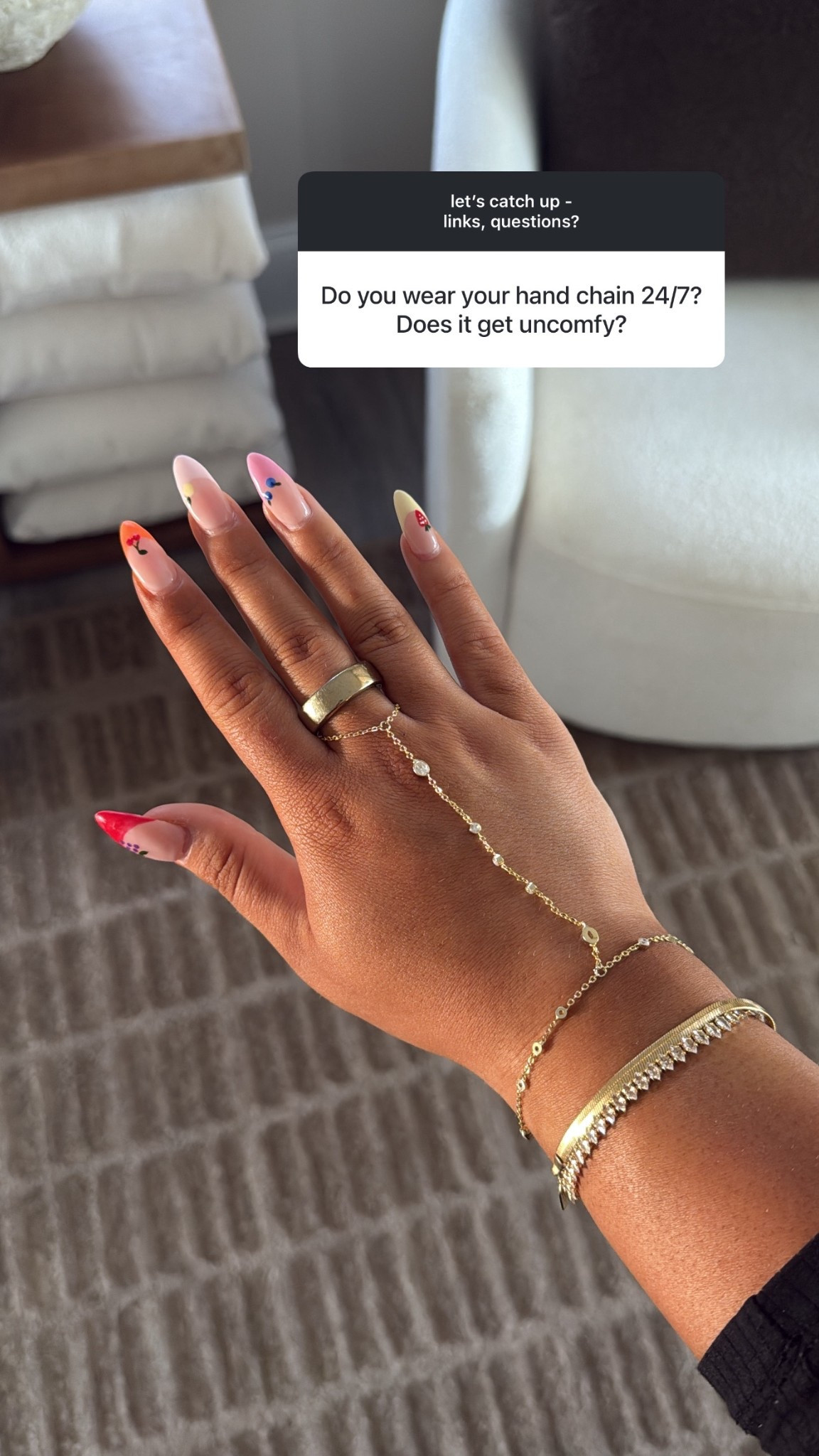 HAND JEWELS LINKS!!!

Never tarnish and have a lifetime warranty so I never have to take them off!!

Jewelry, hand chain, oura ring, hand stack.

#LTKFindsUnder100 #LTKStyleTip #LTKMidsize