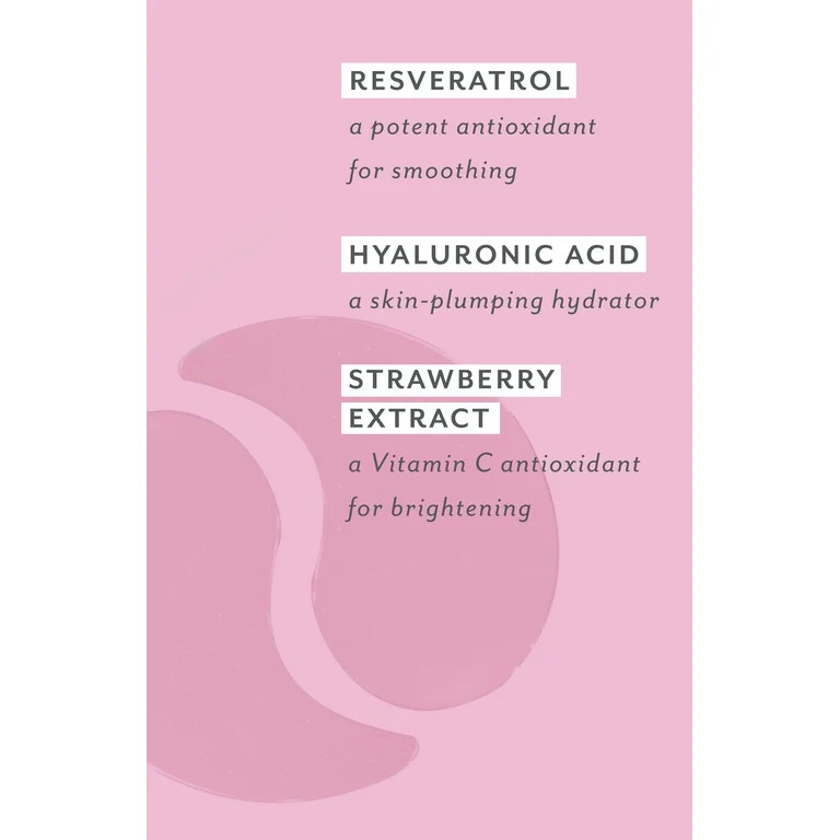 Patchology Serve Chilled Rosé Eye Gels- Single | Walmart (US)