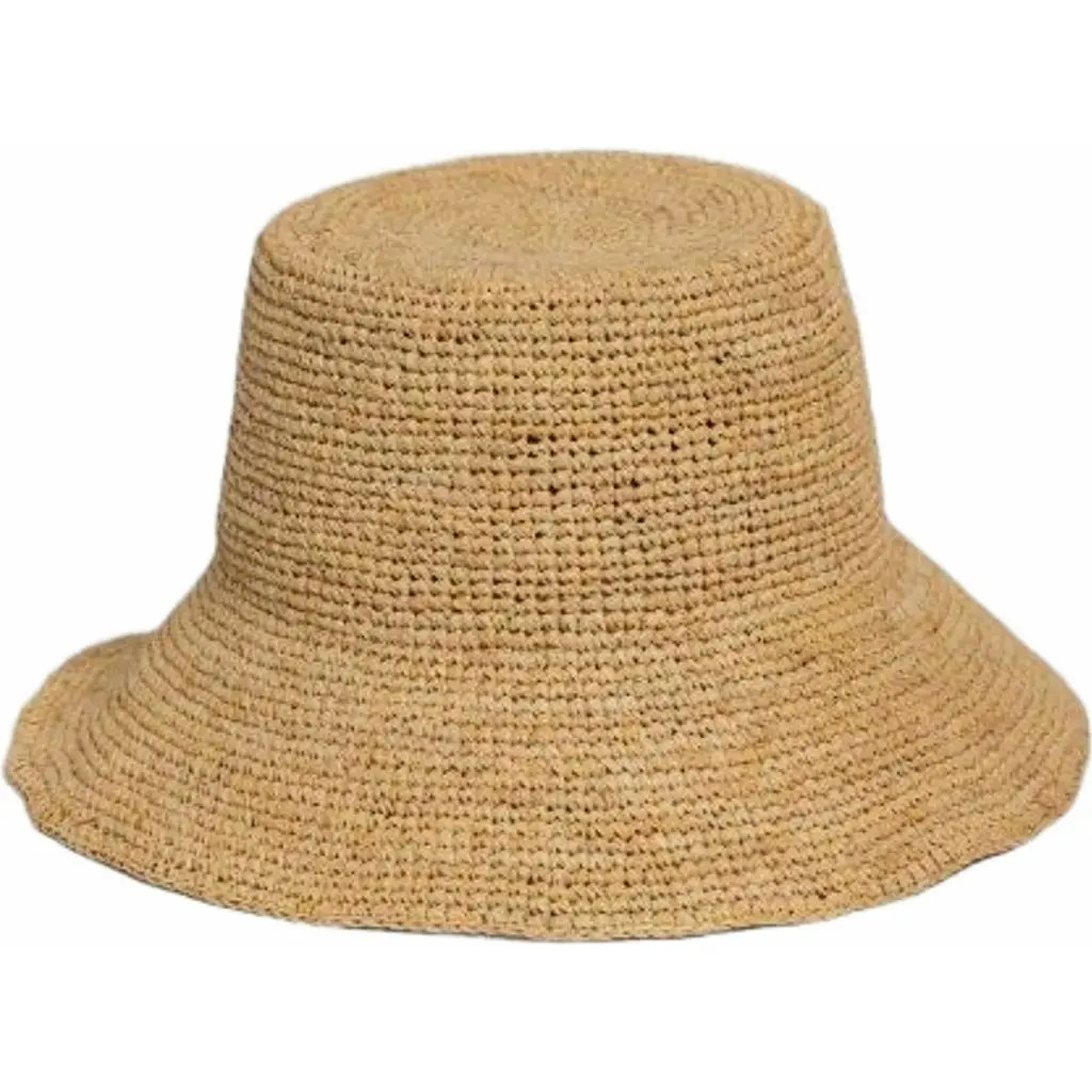 Hat Attack Chic Crochet Bucket Hat in Natural at Nordstrom | Nordstrom