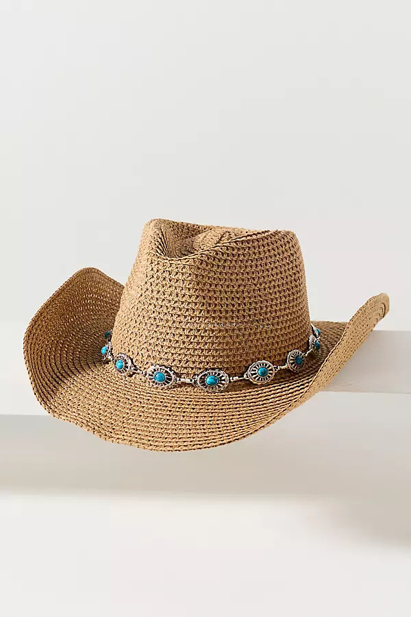Concho-Trim Cowboy Hat | Anthropologie (US)