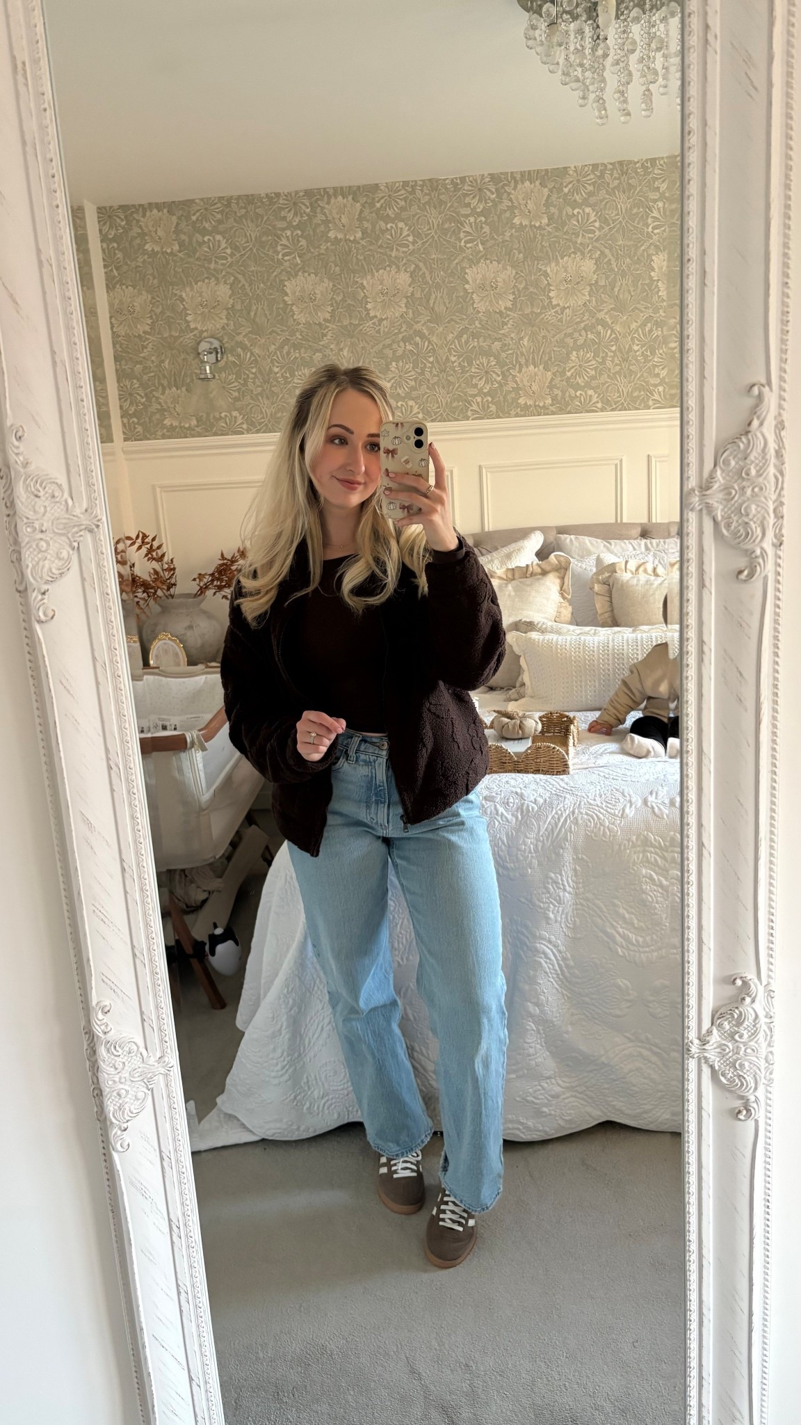 A brown fit 🧸🐻 featuring my new brown bow teddy jacket xxx

#LTKwinter #LTKuk #LTKautumn