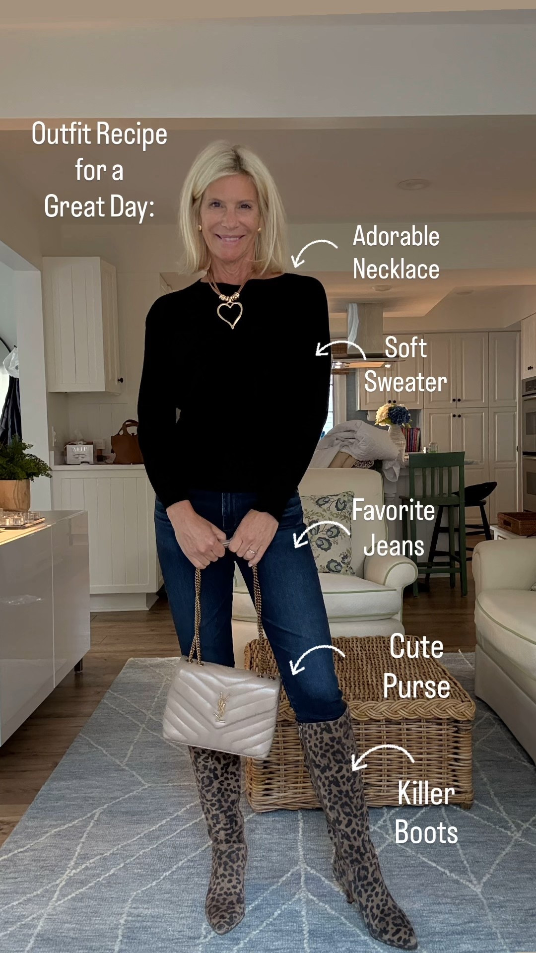 Getting up and getting dressed always makes for a great day. Here’s an outfit recipe that always whips up a great day. ☺️🙌🏻

#LTKStyleTip #LTKOver40 #LTKSeasonal