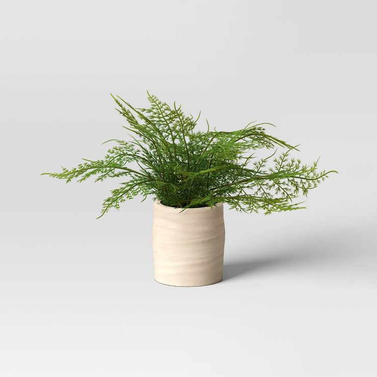 Small Artificial Asparagus Fern Leaf in Pot - Threshold™ | Target