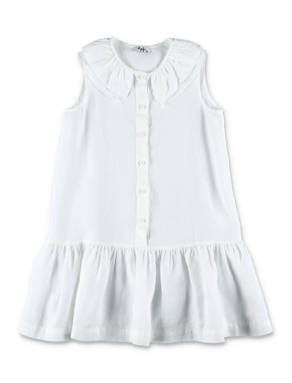 Il Gufo Ruffled Crewneck Sleeveless Dress | Cettire Global