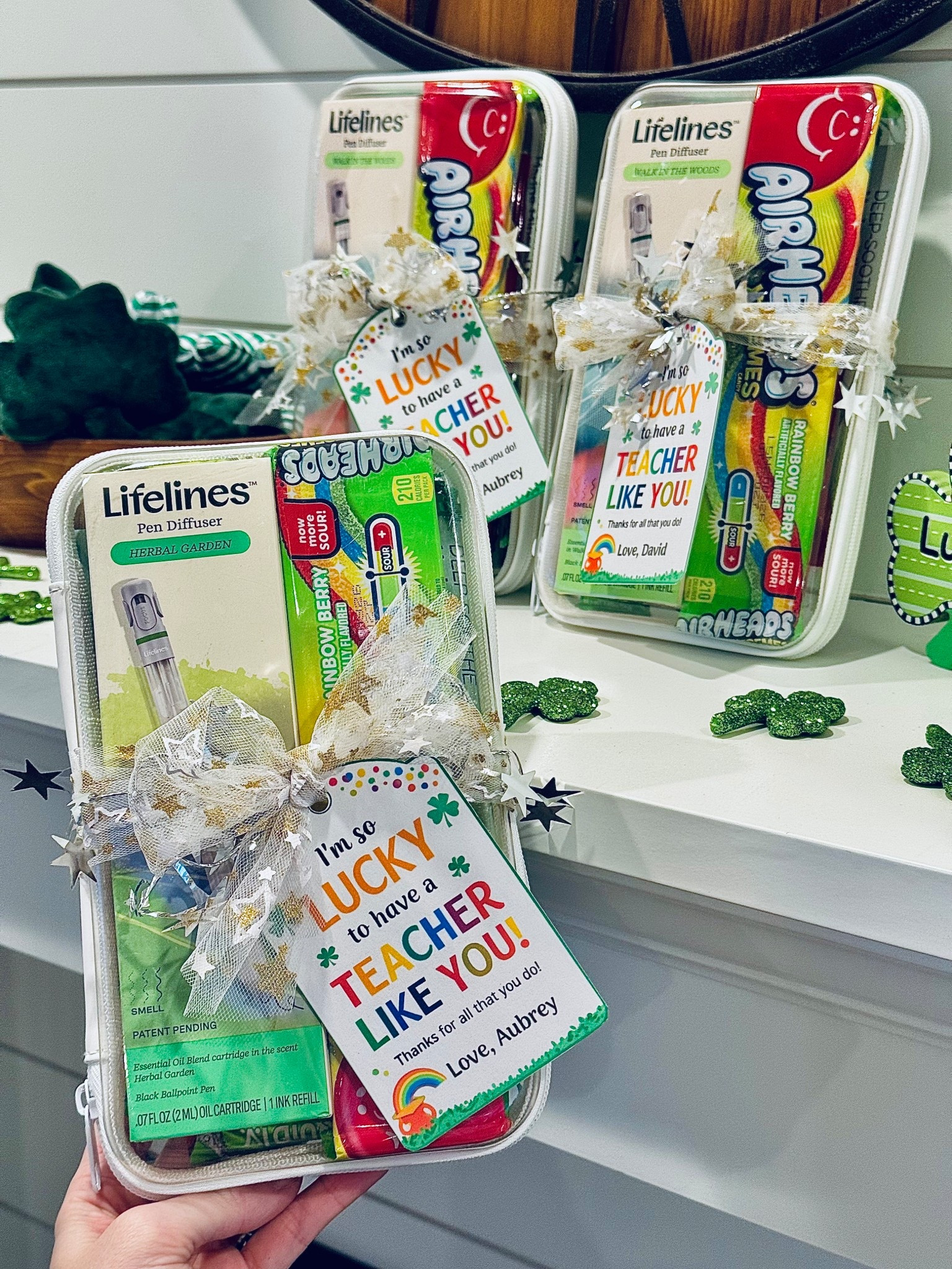Just a little St. Patrick’s Day surprise for the teachers who make such a difference in our kids’ lives. ☘️

A few green goodies and some rainbow candy to remind them how lucky we feel they’re our teachers this year. 💚

Teachers truly don’t get enough credit for everything they do — and we’re so grateful for ours.

#LTKmomlife #LTKdayinmylife #LTKKids