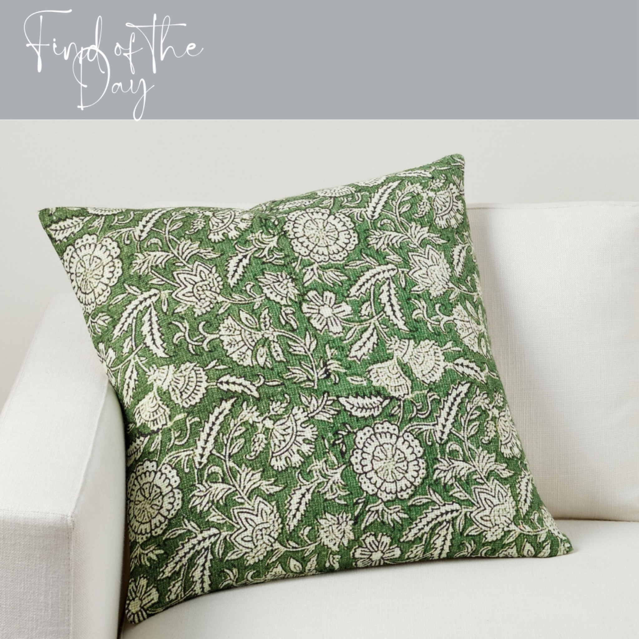 Happy New Year! Are you thinking of refreshing your home’s decor this year? We love this gorgeous green embroidered pillow! Use with neutrals and other shades of green  

#LTKfindsunder100 #LTKhome #LTKfamily