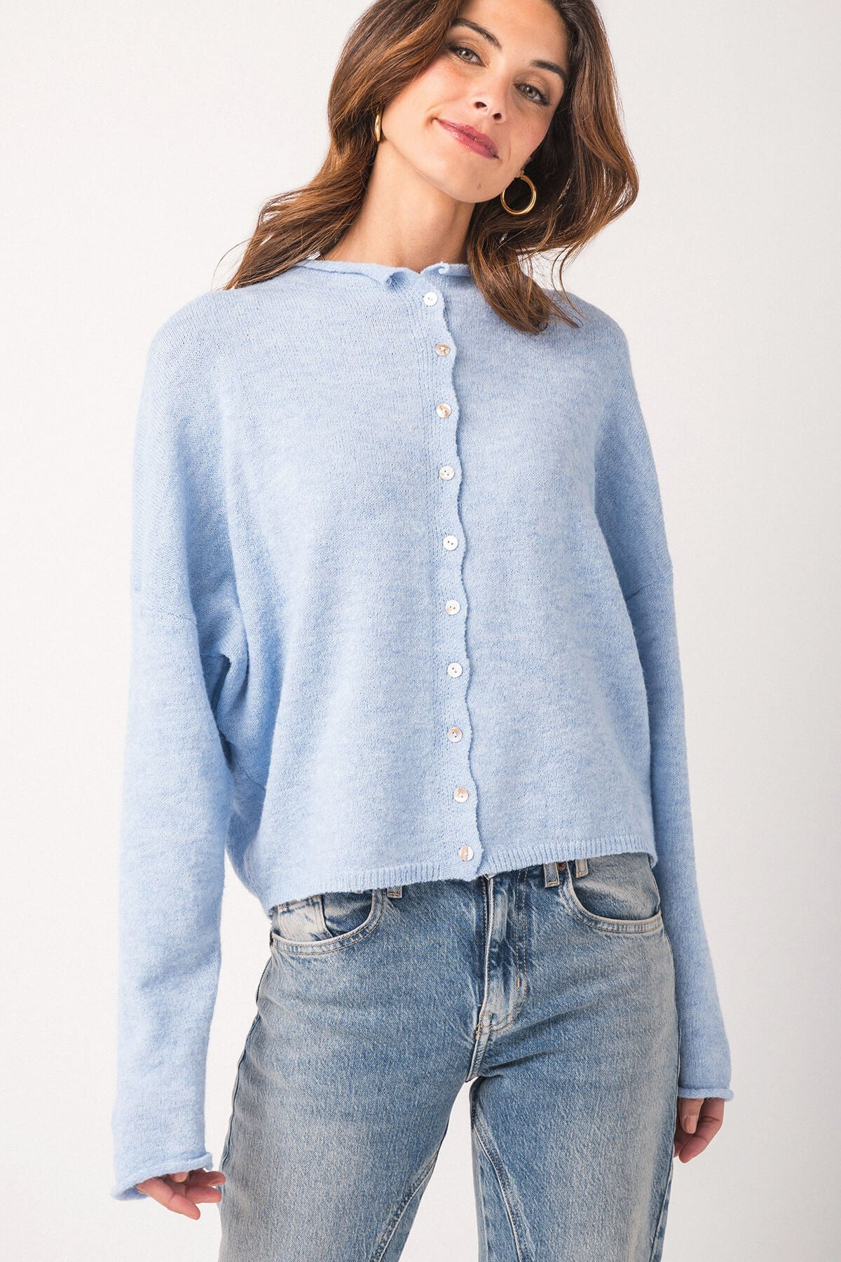 Things Between Solid Piper Cardigan | Social Threads