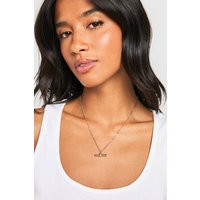 boohoo Women's Gold T Bar Necklace | boohoo (US & Canada)