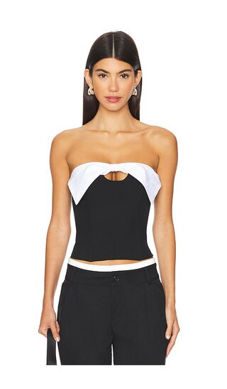 Mila Tube Top in Black | Revolve Clothing (Global)