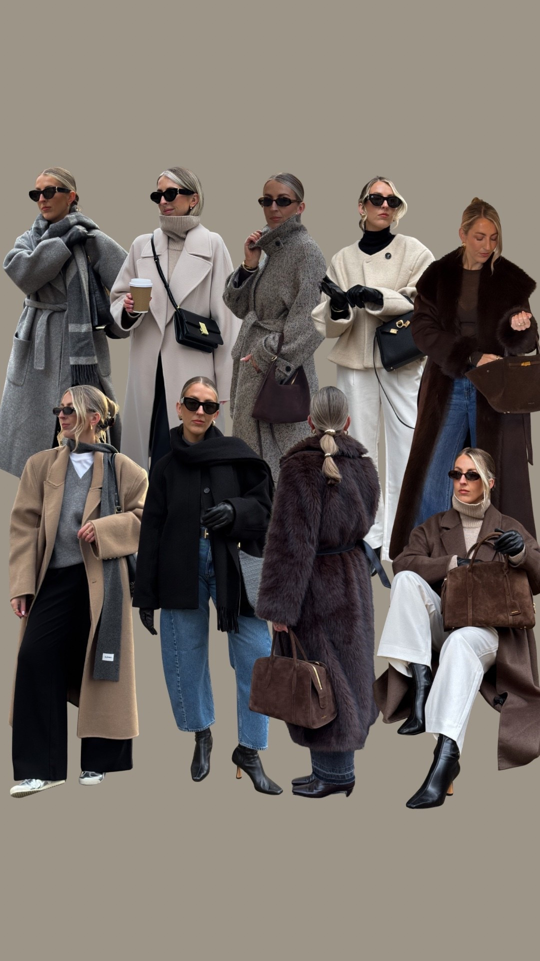 My favourite coats you’ll see me wearing again this winter ❄️🥶 


Grey coat, wool coat, brown coat, faux fur coat, black coat, scarf coat, white coat, winter wardrobe 

#LTKCyberWeek #LTKwinter #LTKuk