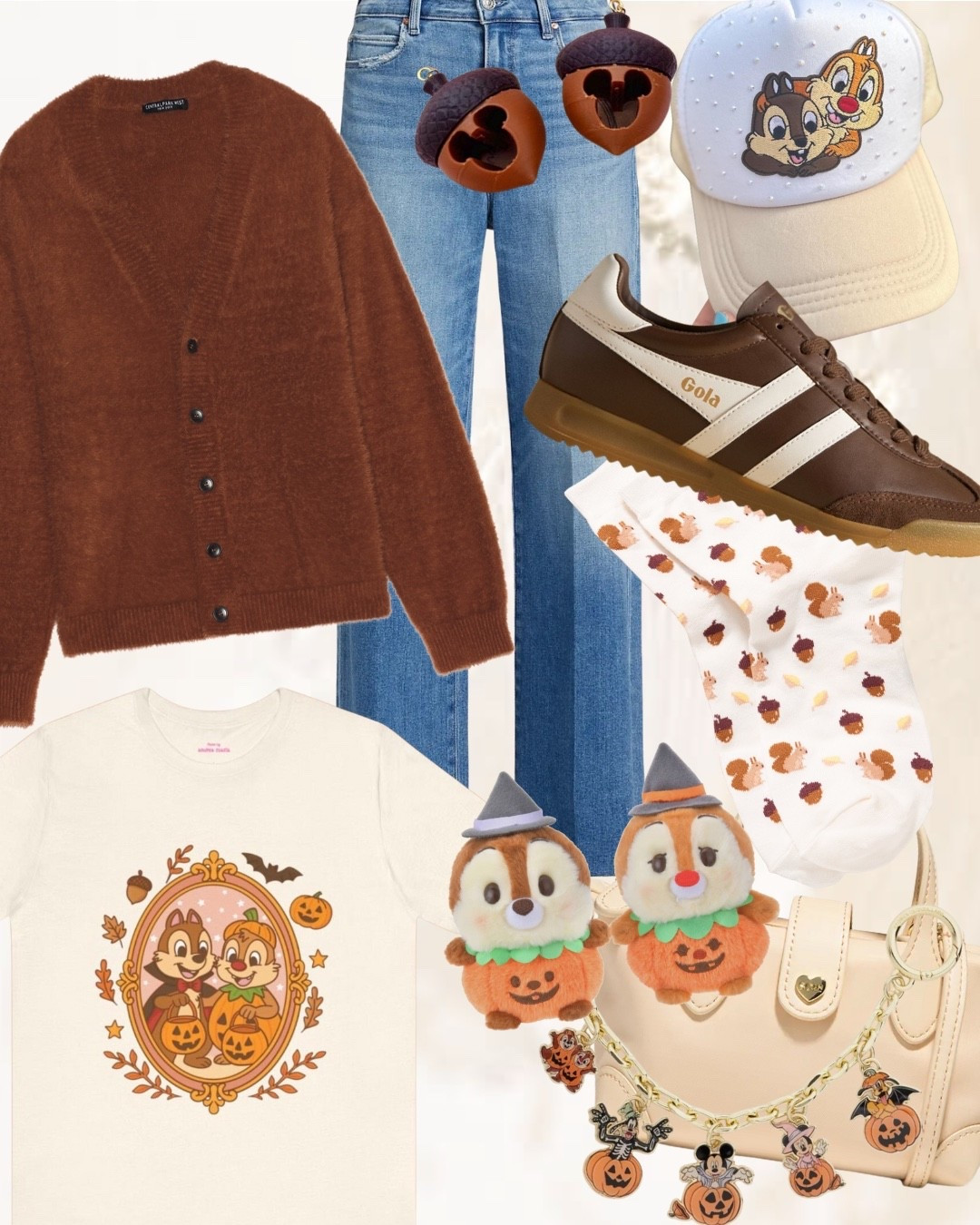 Inspired by Chip and Dale at Halloweentime 🐿️🎃🐿️