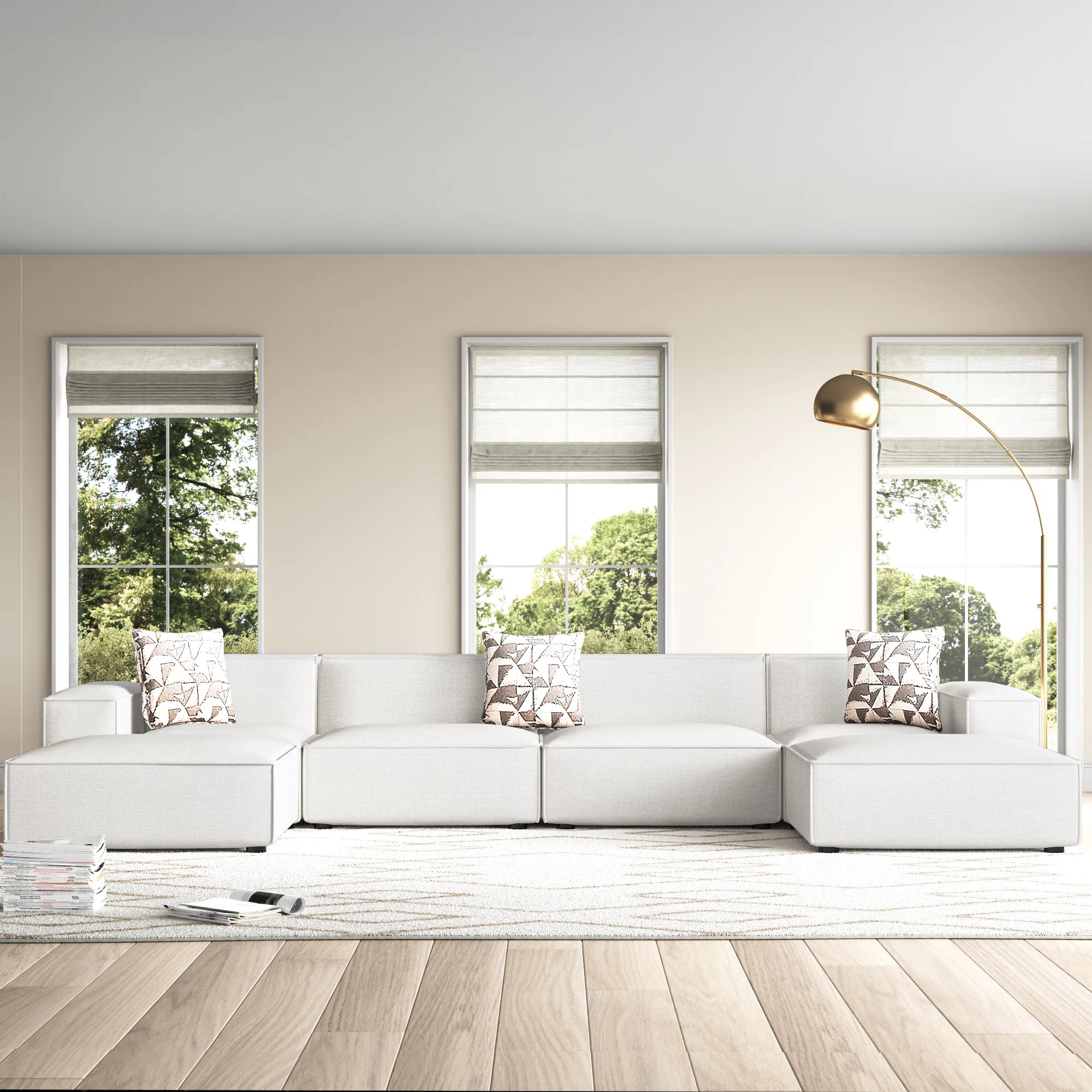 Wade Logan® Restore 6-Piece Sectional Sofa & Reviews | Wayfair | Wayfair North America