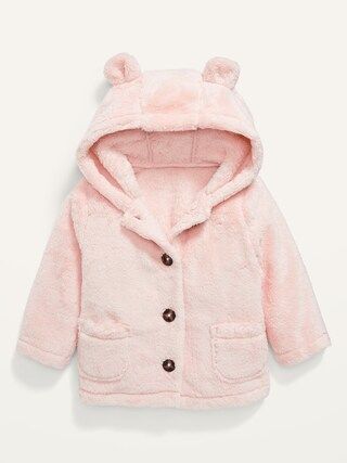 Cozy Faux-Fur Critter Hooded Coat for Baby | Old Navy (US)
