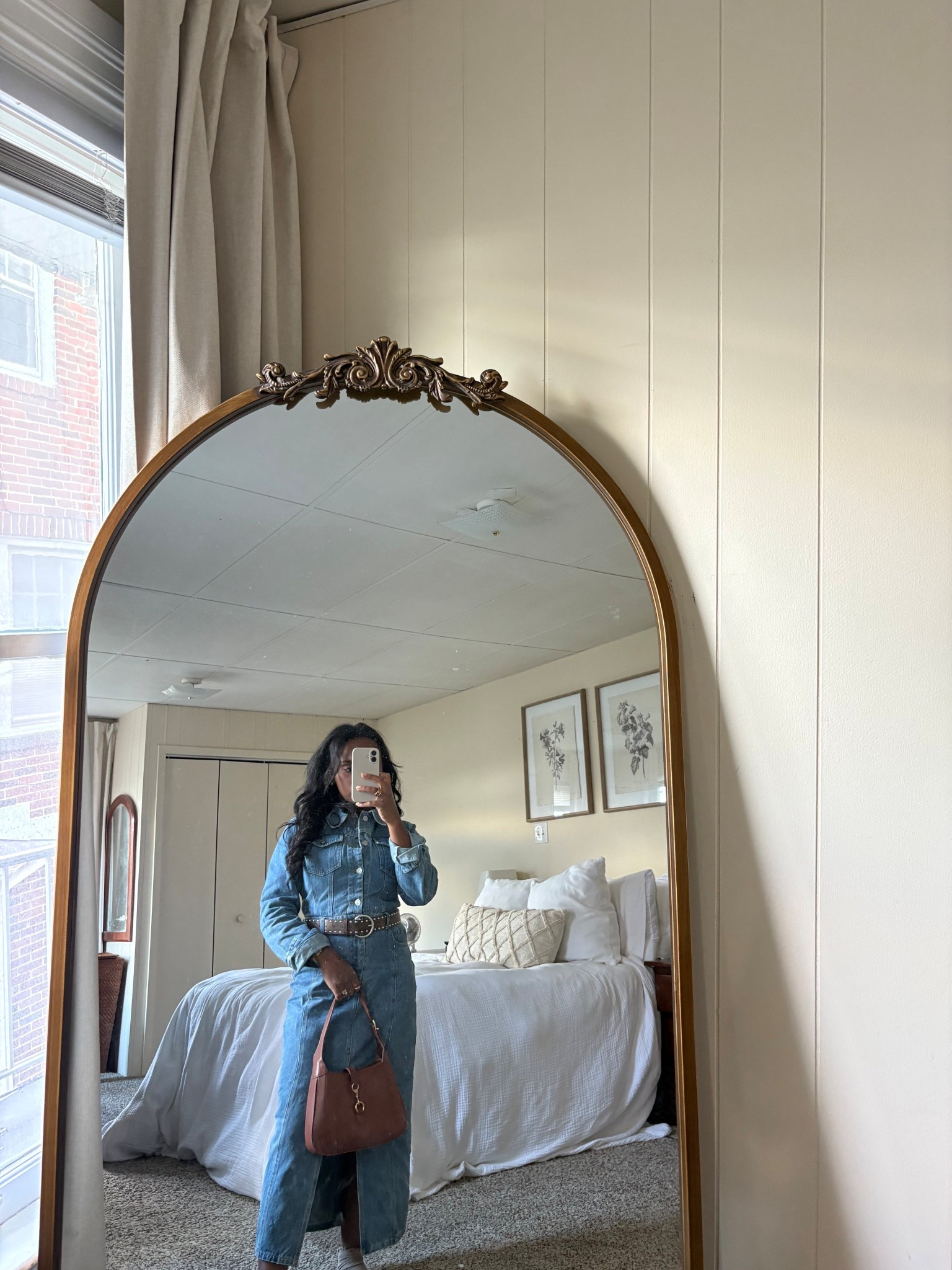 Denim on denim 
Dress (lulus) small
Boots (thrifted)
Purse (Amazon)

#LTKFindsUnder100 #LTKPetite #LTKStyleTip