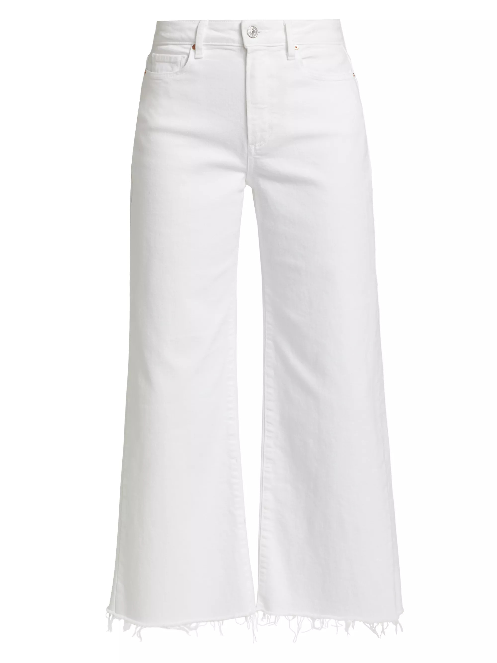 Shop Paige Anessa Straight-Leg Crop Jeans | Saks Fifth Avenue | Saks Fifth Avenue