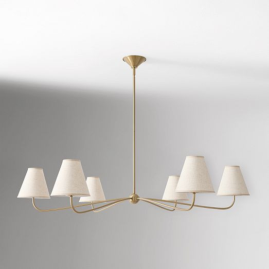 Simone 6-Light Chandelier (48") | West Elm (US)