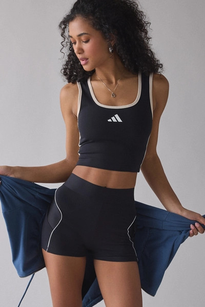 adidas Stadium Scoop Neck Cropped Tank Top | Urban Outfitters (US and RoW)