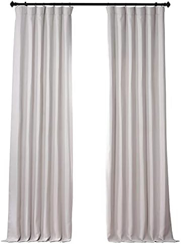 HPD Half Price Drapes BOCH-LN1856-96 Faux Linen Room Darkening Curtain (1 Panel), 50 X 96, Birch | Amazon (US)