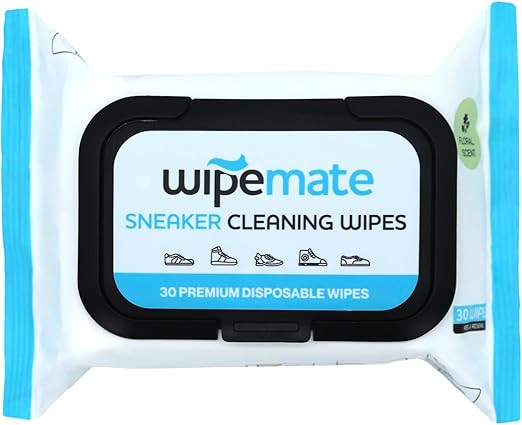 WIPEMATE Premium Sneaker Cleaner Wipes, Quick Wipes for Home or Travel, Removes Dirt, Grime & Sta... | Amazon (US)