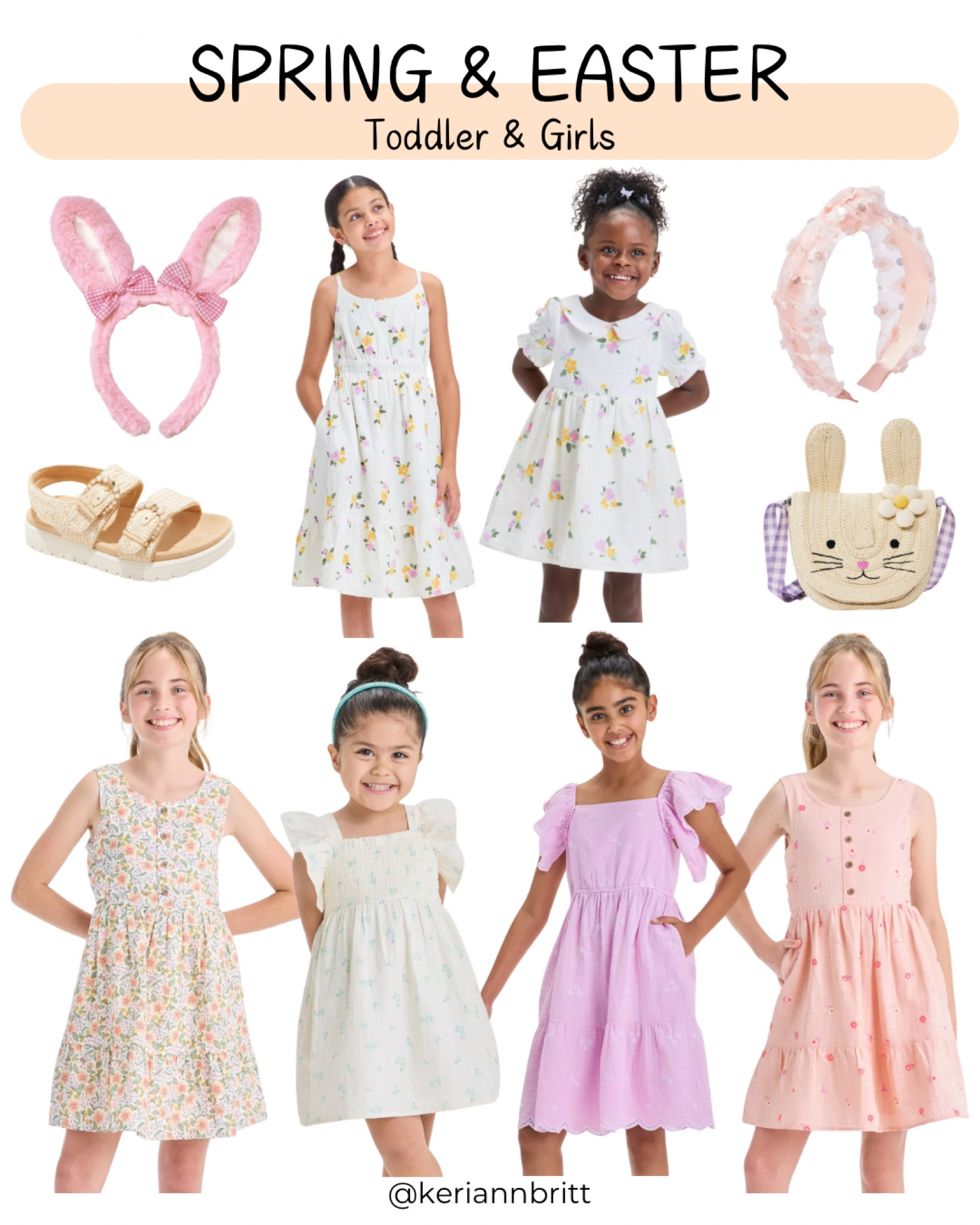 Toddler Girl & Girls Easter and Spring Dresses 

Easter dress / floral dress / spring dress / target kids / target new arrivals / spring new arrivals / spring 2025 / girls dress / kids dress / cat & jack / cat and jack / kids accessories / toddler sandals / girls accessories 

#LTKKids #LTKFamily #LTKSeasonal