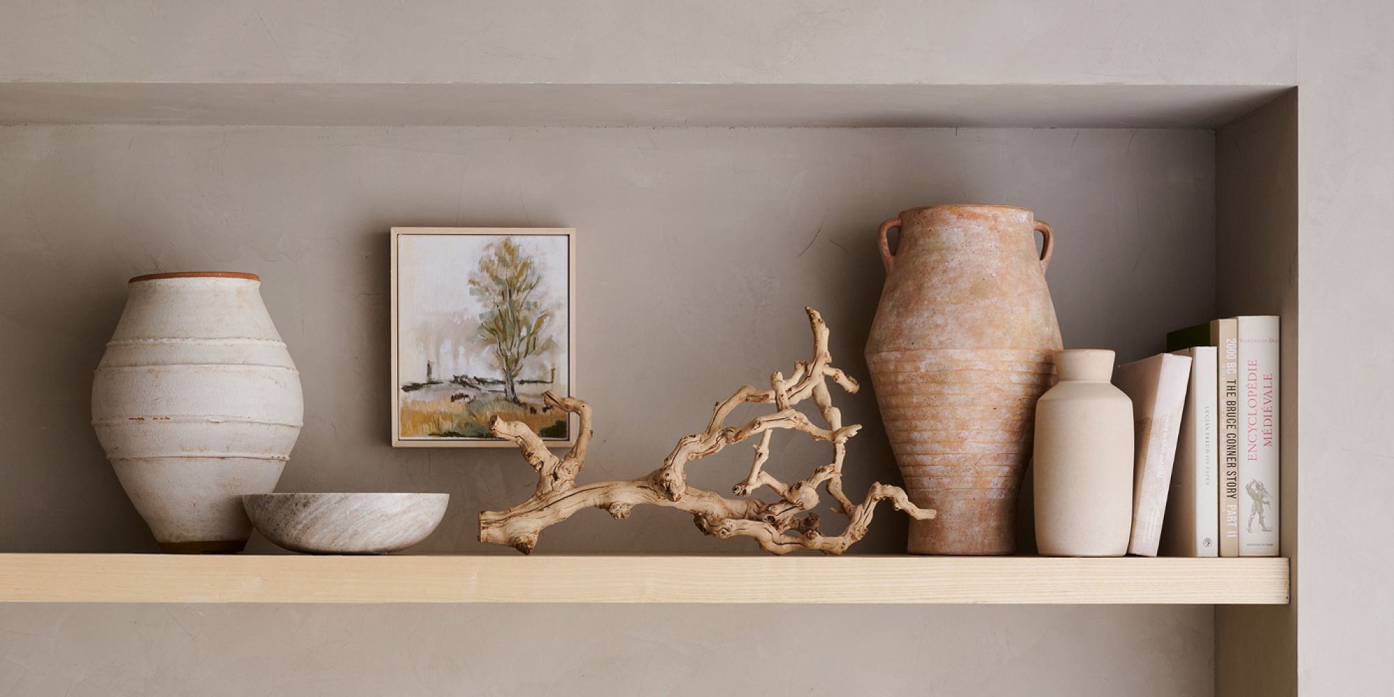 Brighton Floating Wood Shelves | Pottery Barn (US)