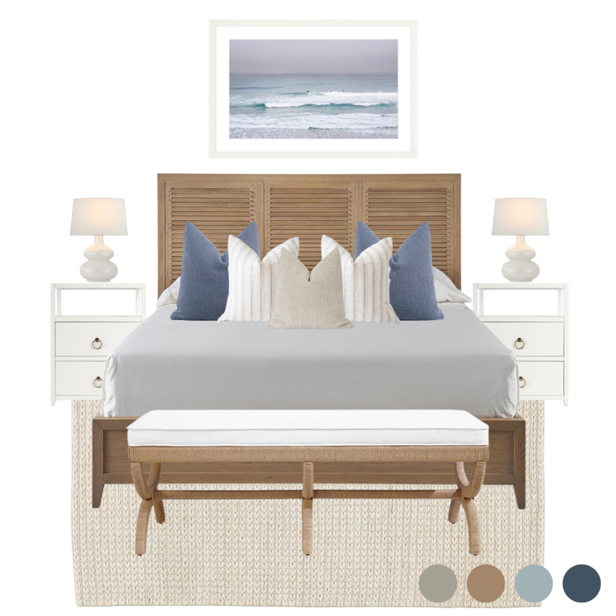 Coastal bedroom design 🌊

#LTKhome