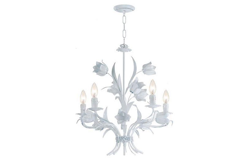 Amour Chandelier, White | One Kings Lane