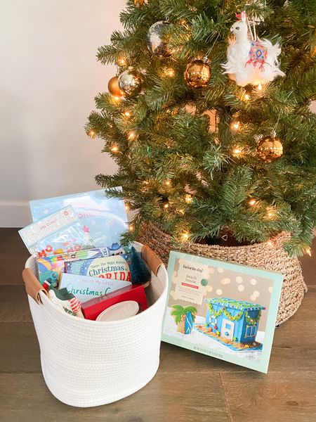 Happy December! I made Greyson a Christmas basket to kick off the holidays complete with a gingerbread kit, Christmas books, Christmas PJs, Christmas advent calendar and fun holiday things for us to do all month long. 
Toddler gift ideas / Christmas gifts / holiday gift / holiday PJs

#LTKSeasonal #LTKkids #LTKHoliday