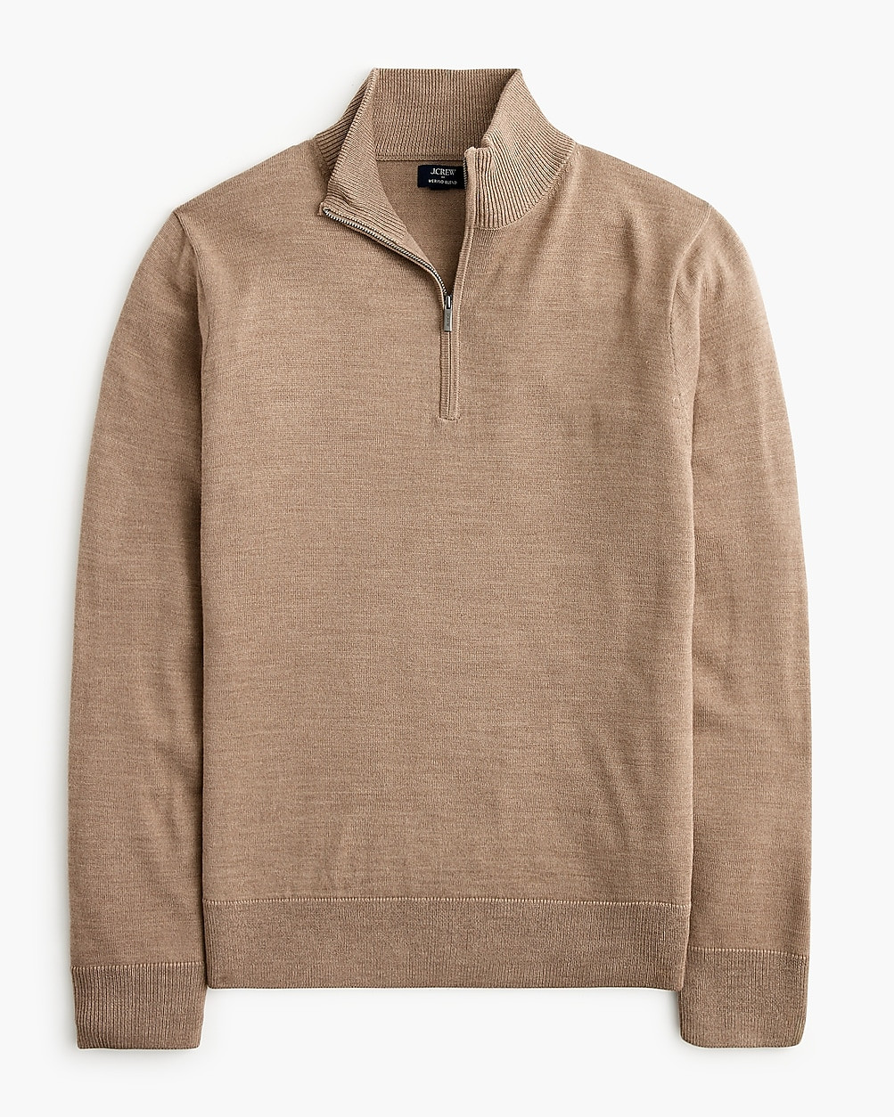Merino wool-blend half-zip | J.Crew Factory