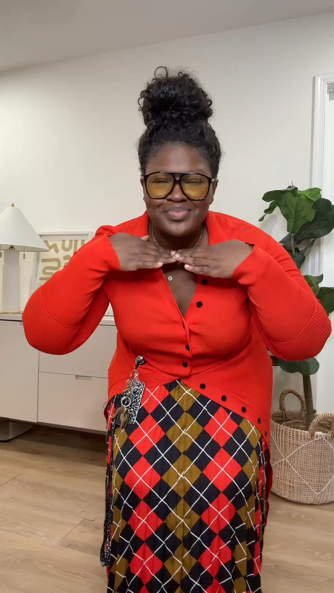 Finding pieces that can elevate everyday outfits is always a win. This colorful cardigan brings warmth, style, and a timeless feel that works beyond one season.   red cardigan, statement cardigan, printed skirt outfit, fall outfit ideas, autumn fashion, cardigan outfit, plus size fashion, curvy outfit ideas, colorful fall outfits, layering outfits, chic casual style, women’s fall fashion, everyday outfit ideas, elevated casual outfit, wardrobe essentials

#LTKootd #LTKSeasonal #LTKMidsize