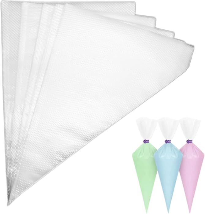 Piping Bags,100pcs 12 Inch Anti Burst Disposable Cake Decorating Bags,Non-Slip Pastry Bags-Ideal ... | Amazon (US)