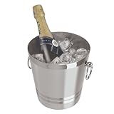 Oggi 7041 Stainless Steel Champagne Bucket, 4-1/4-Quart, Silver | Amazon (US)