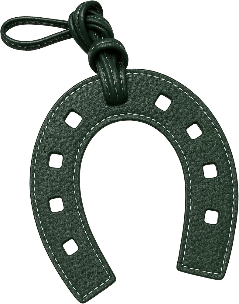Lucky Leather Horseshoe Keychain Bag Charm, Western Purse Accessory for Handbag Wallet Backpack, ... | Amazon (US)