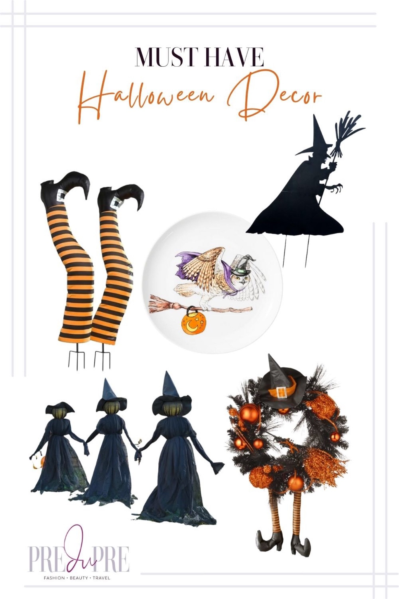 Deck out your home to be the spookiest (or cutest one too) on the block with these 5 must have Halloween decor ideas. Read more at www.predupre.com

Halloween, Halloween decor, spooky decor, witches

#LTKHalloween #LTKstyletip #LTKSeasonal