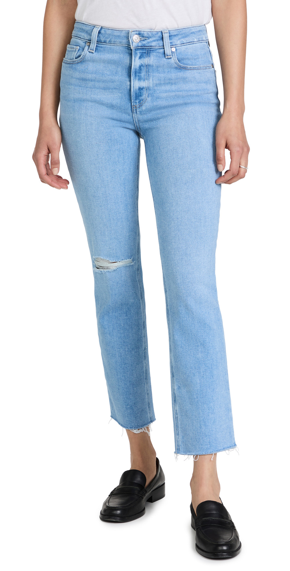 PAIGE Cindy Raw Hem Jeans | Shopbop