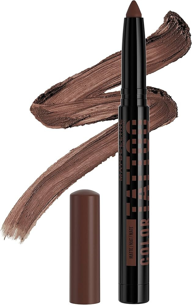 MAYBELLINE Color Tattoo Longwear Multi-Use Eye Shadow Stix, Eye Makeup, I am Determined (Dark Bro... | Amazon (US)