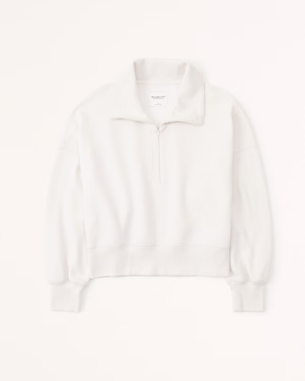 Sunday Drama Collar Half-Zip Sweatshirt | Abercrombie & Fitch (US)
