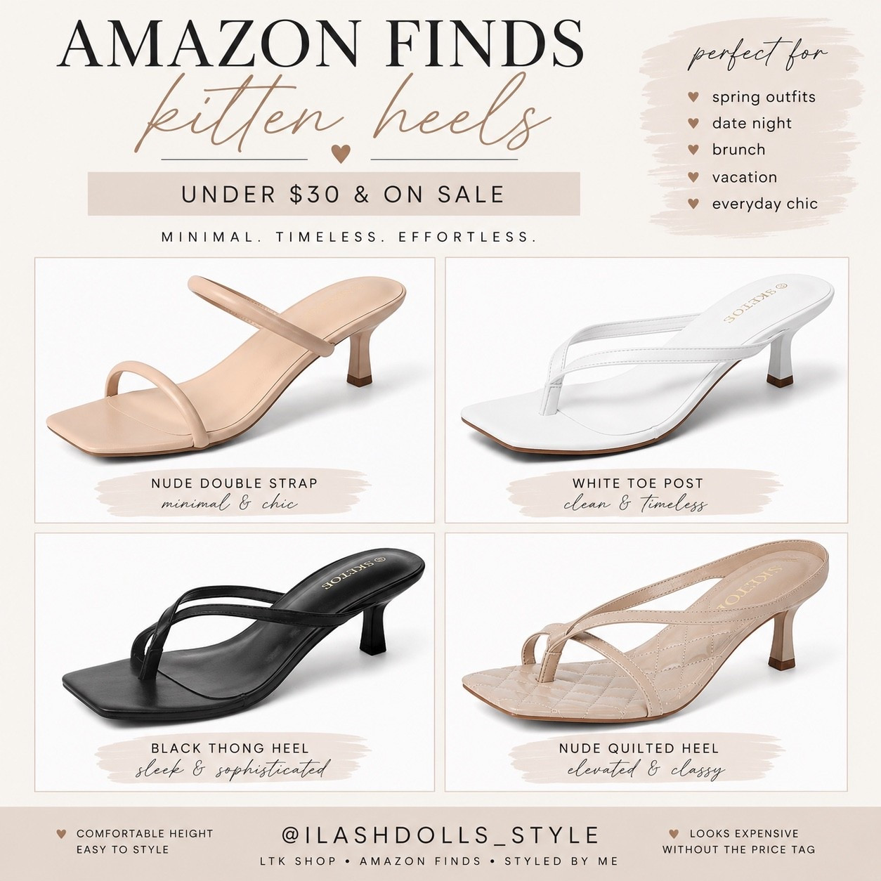 Kitten heels, heels, shoes