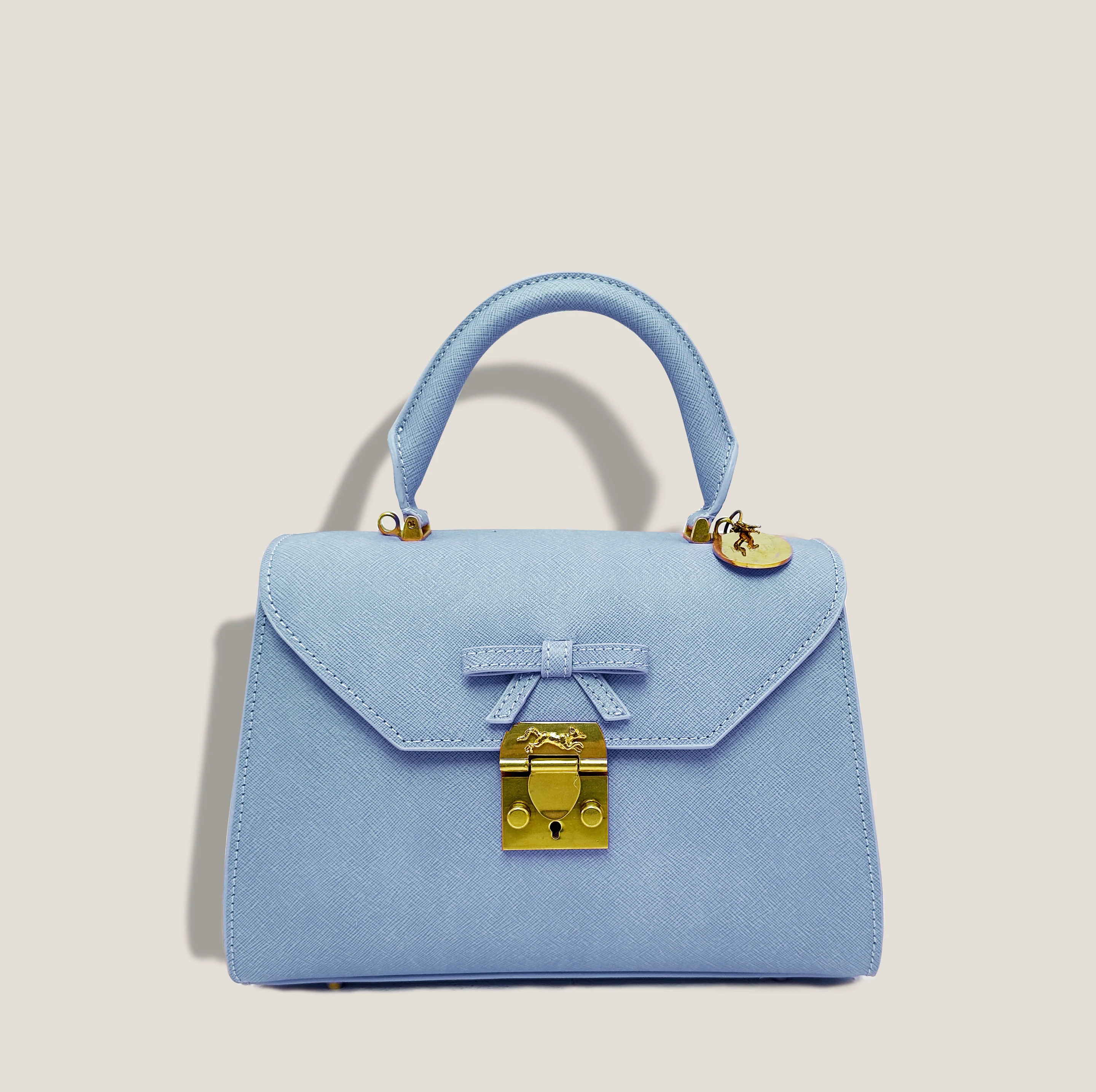 MME. AUDREY BOW Bag - CORNFLOWER | MME.MINK